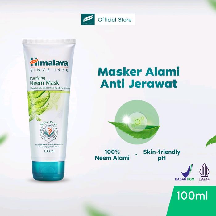 Gambar Himalaya All Series | Neem Face Wash | Neem Face Foam | Neem Face Mask - Face Mask 100ml dari Myproject0_NEW undefined Tokopedia