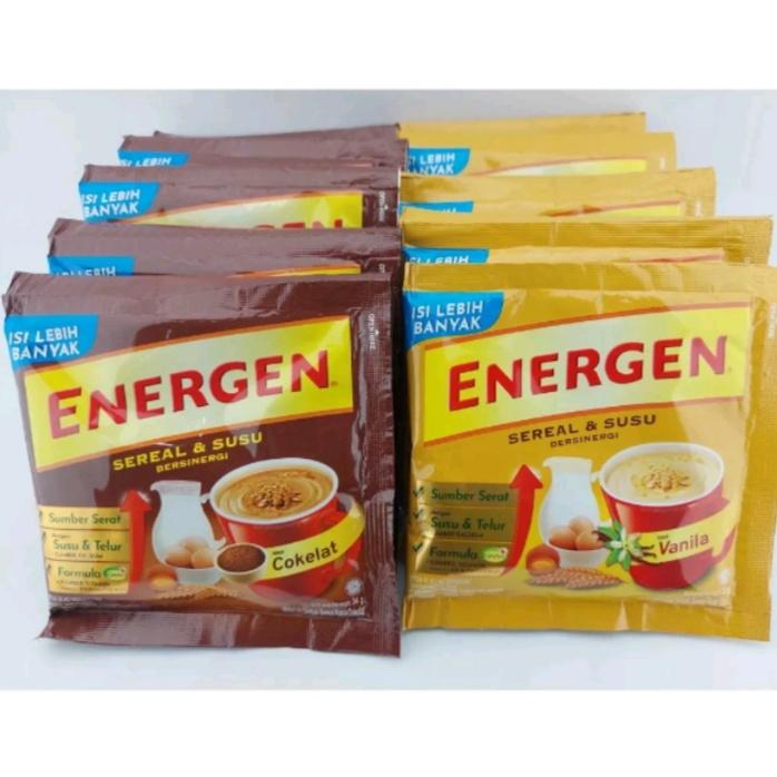 Gambar energen sereal & susu 1 renceng 10 pcs - Vanila dari AzizzahStore undefined Tokopedia