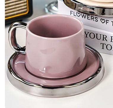 Gambar KOHI CUP SERIES/Aesthetic Korean Style Tea Cup/Cangkir Teh Vintage - PURPLE dari ShopwithLS undefined Tokopedia