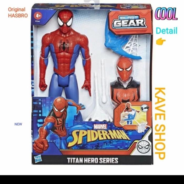 Gambar Titan Hero Series : Spiderman - Blast Gear - HASBRO - spider man dari Kave.Shop undefined Tokopedia