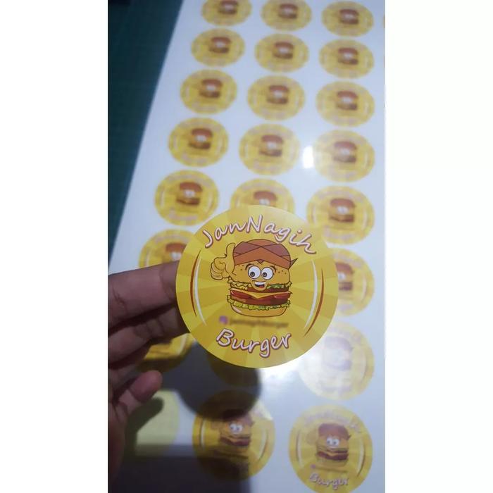 Gambar [FREE DESIGN & CUTTING] STIKER LOGO / LABEL KEMASAN A3+ - CHROMO GLOSSY, LEBIH 21 LEMBAR dari NGEprint Digital Indonesia undefined Tokopedia