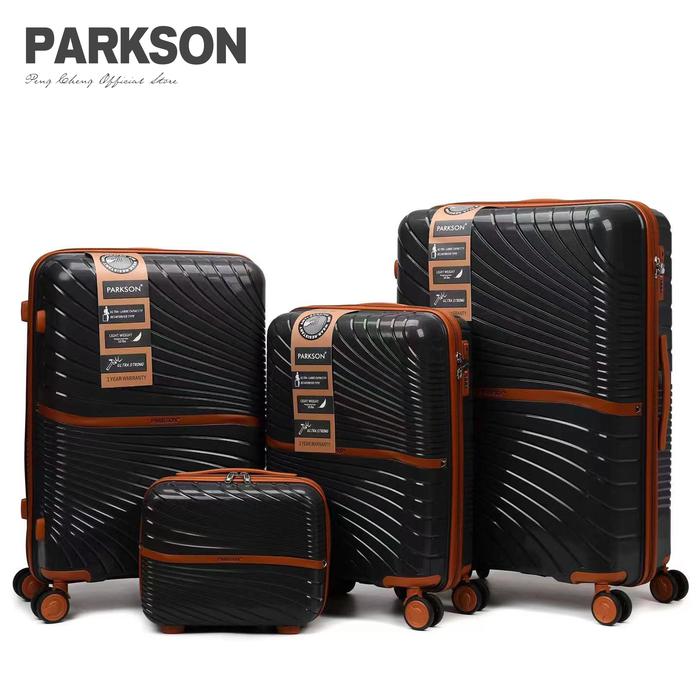 Gambar KOPER PARKSON PP-16 TRAVEL CABIN & BAGASI SIZE 20-28 INCH - BLACK, 20'' dari Dream Trip Official Store undefined Tokopedia