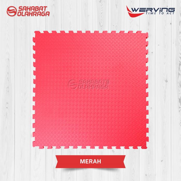 Gambar Matras Beladiri Puzzle 1 cm(karate,silat,taekwondo) - Merah dari Werving_NEW undefined Tokopedia
