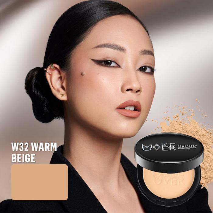 Gambar MAKE OVER Powerstay 24H Matte Powder Foundation Original - W32 Warm Beige dari Ais Beauty. undefined Tokopedia