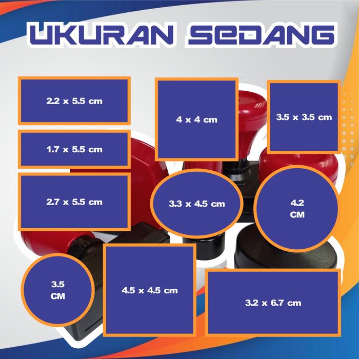 Gambar Stempel, stempel otomatis, Stempel lunas, stempel nama, stempel tanda - Standar dari hobbysticker undefined Tokopedia