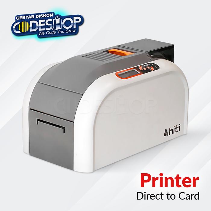 Gambar ID Card Printer HITI CS200e Single Side Cetak Kartu PVC 300 DPI USB dari Codeshop Official Store undefined Tokopedia
