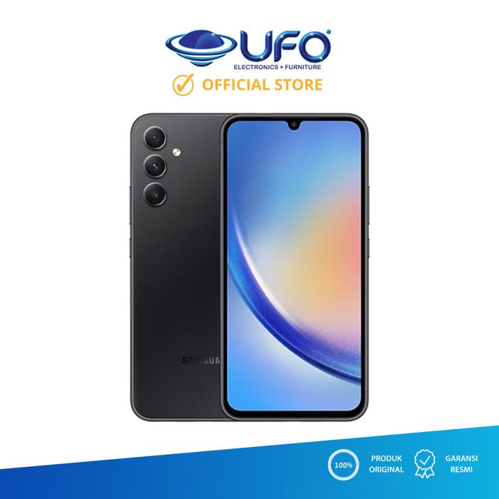 Gambar Samsung A34 5G 8/128GB dan 8/256GB Android NFC New Garansi Resmi Sein - 8/128 Hitam dari UFO Elektronika undefined Tokopedia