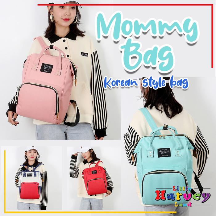 Gambar MOMMY DIAPER BAG TAS BAYI Kecil Ransel Besar Perlengkapan Ibu Bayi - Baby Bag Red dari Little Harvey Land undefined Tokopedia