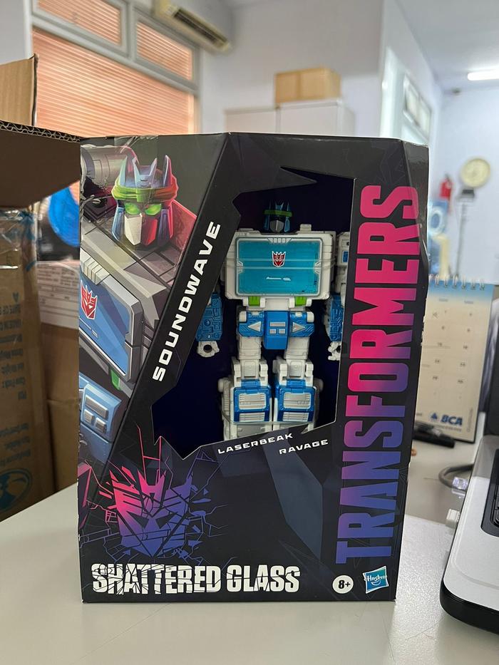 Gambar TRANSFORMERS Generations Shattered Glass Soundwave Laserbeak Ravage - Sempurna dari Master of Toys undefined Tokopedia