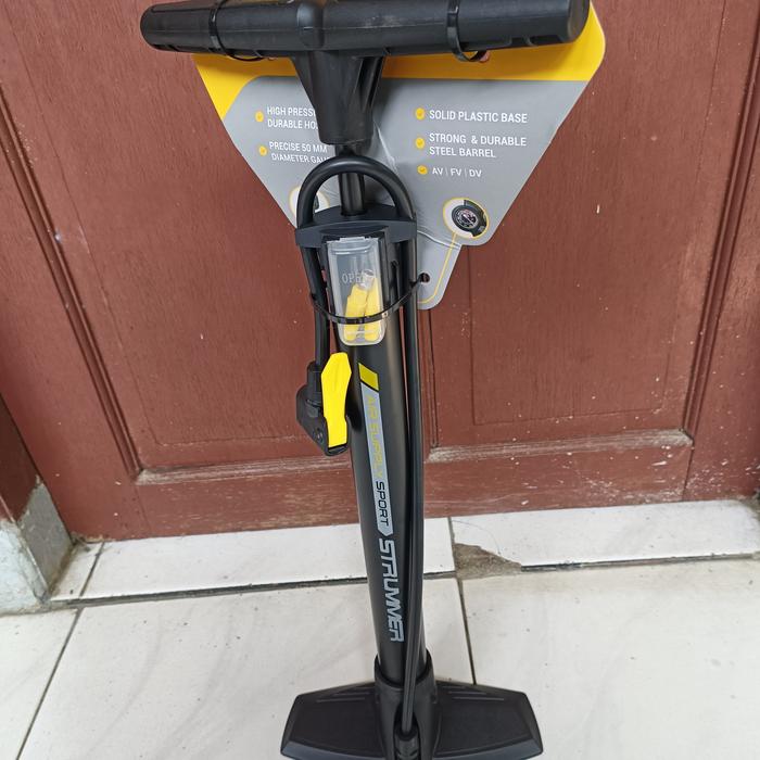 Gambar pompa sepeda dan motor merk strummer bahan besi - tanpa indikator dari SumberCycle undefined Tokopedia