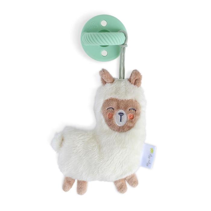 Gambar Itzy Ritzy Sweetie Pal Pacifier & Stuffed Animal | Boneka + Empeng - Lane the Llama dari PT ZINTH VENTURIES undefined Tokopedia