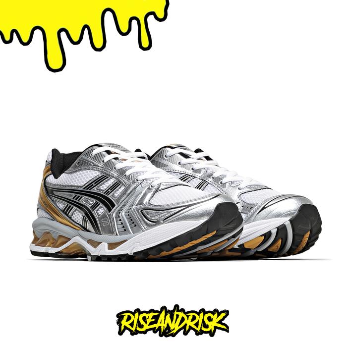 Gambar Asics Gel Kayano 14 White Pure Gold not JJJJound Cream Black ORIGINAL - 37.5 dari riseandrisk. undefined Tokopedia