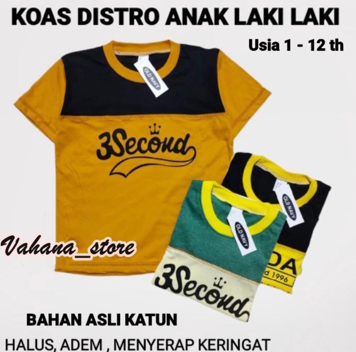 Gambar 100rb Dapat 5 Pasang Baju Setelan Anak Laki Laki Cowok 1 - 10 Tahun - HANYA KAOS 5PCS, SIZE 1-3 TAHUN dari Vahana store undefined Tokopedia