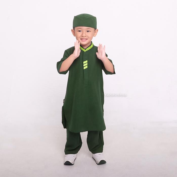 Gambar Muslim Anak Baju Laki Laki Koko Cowok ZAFRAN Termurah - Darkarmy, Baby dari Archee Shop undefined Tokopedia