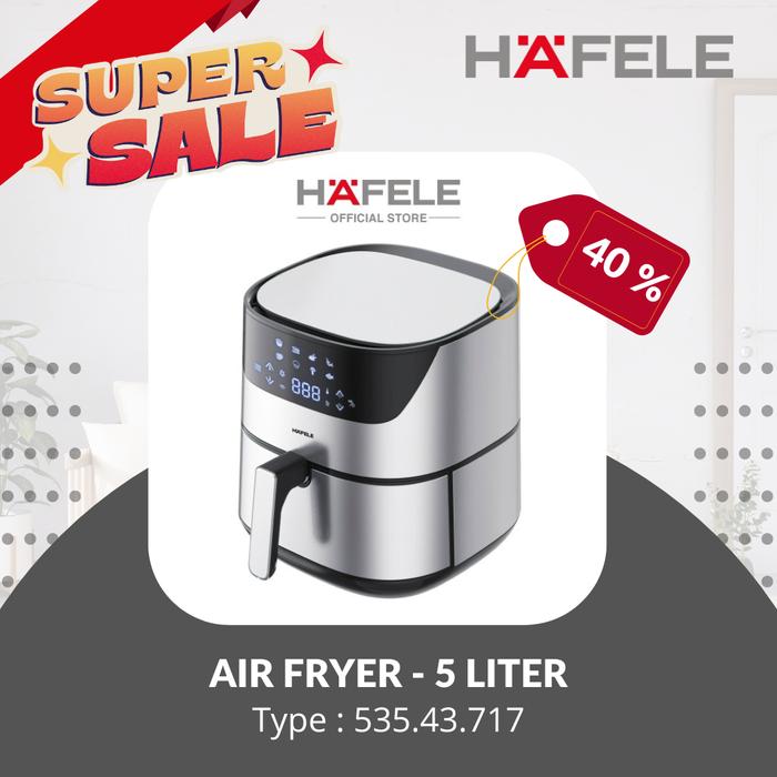 Gambar Air Fryer Low Watt 5 Liter Digital Fiture AF-TSA Hafele Garansi Resmi dari Hafele Store Indonesia undefined Tokopedia