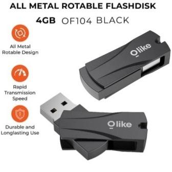 Gambar Olike Flashdisk 128GB - 4GB All Metal Design OF Series - 4GB OF104 dari Ide Komputer Malang undefined Tokopedia