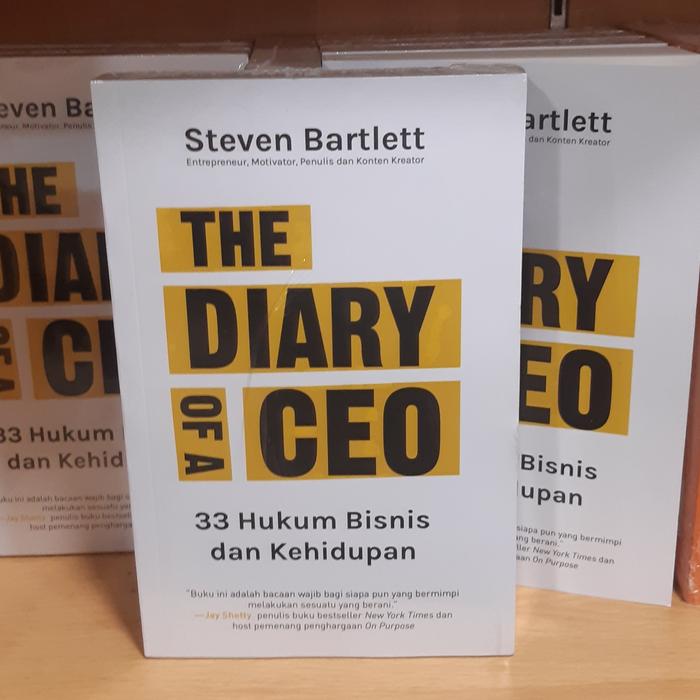 Jual Buku The Diary Of A CEO 33 Hukum Bisnis Dan Kehidupan Steven ...