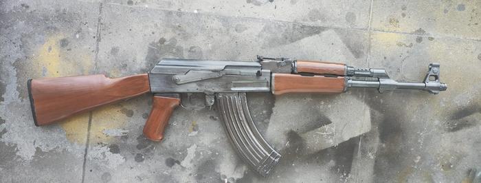 Gambar Mainan replika ak / ak47 cosplay prop dummy 1:1 3D Print - Ak47 Type 3 dari DittosWerk undefined Tokopedia