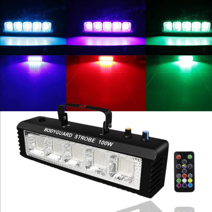 Gambar Lampu LED Strobe Panggung RGB Stage Lighting Effect Lampu Panggung DJ Bar Strobo dari LANESTRA undefined Tokopedia