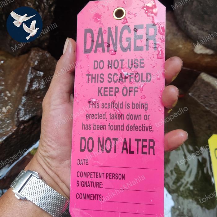 Gambar Heavyduty Scaffolding Tag Danger - Merah dari Malikha&Nahla undefined Tokopedia