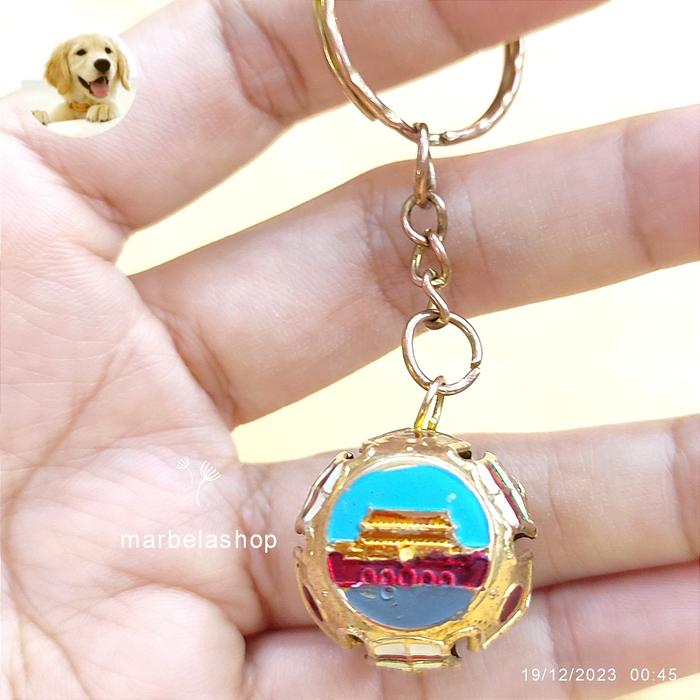 Gambar SOVENIR NEGARA TIRAI BAMBU CHINA GANTUNGAN KUNCI/MAGNET KULKAS DLL - Gkunci Krincing dari BELAHOUSE undefined Tokopedia