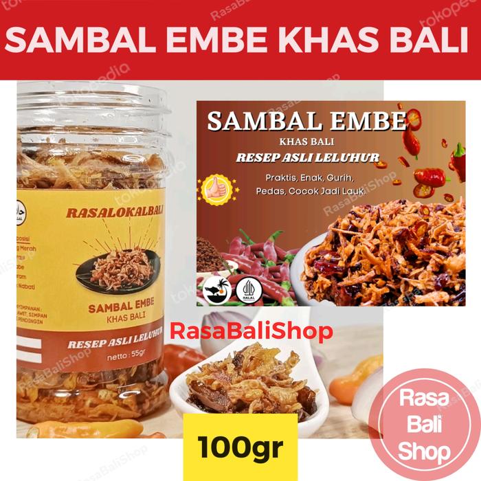 Gambar Sambal Embe Bali, Sambel Embe Pedas, Sambal Khas Bali, Sambal Bawang - MenJudes(pedas) dari Rasa Bali Shop undefined Tokopedia