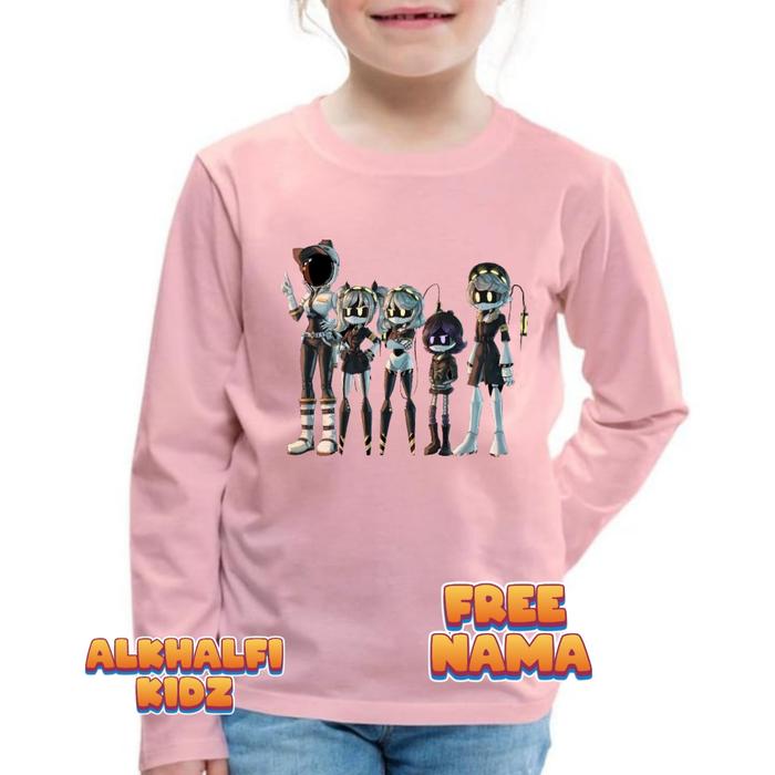 Gambar Kaos Anak Lengan Panjang Murder Drones Free Cetak Nama - Pink, S dari Bag Store Bandung undefined 5 Tokopedia