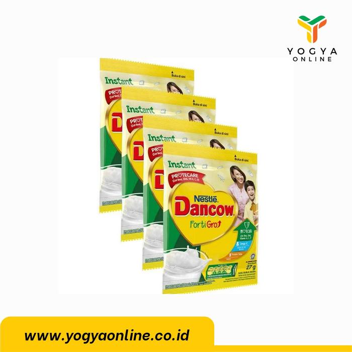 Gambar Dancow Instant Sachet 4X27Gr dari Yogya Online undefined Tokopedia