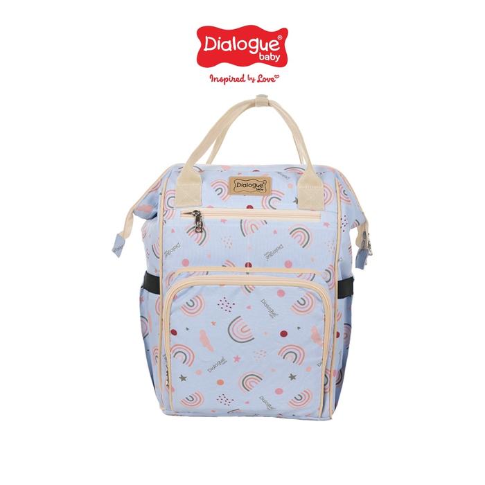Gambar Dialogue Baby Heaven DGT7521 Tas Perlangkapan Anak Bayi Ransel Diaper - Rainbow Biru dari grace baby store undefined Tokopedia