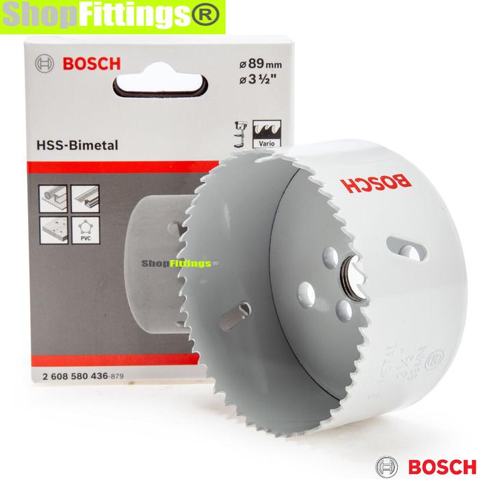 Gambar BOSCH Hole Saw PILIH 32 38 41 51 60 79 102 mm Metal Alumunium PVC Wood - Diameter 89 mm dari Shop Fittings undefined Tokopedia