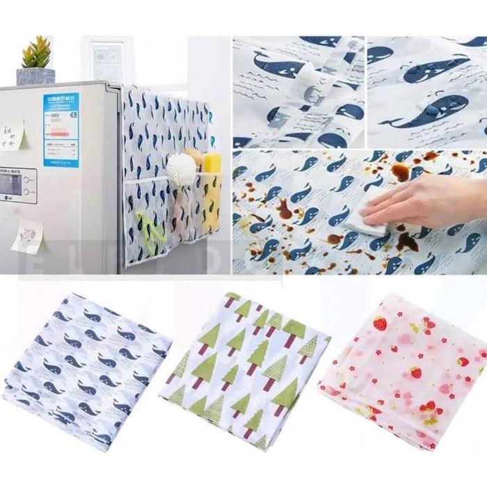 Gambar Sarung Kulkas Motif - Cover Kulkas Waterproof - Random dari Aurel Babyshop undefined Tokopedia