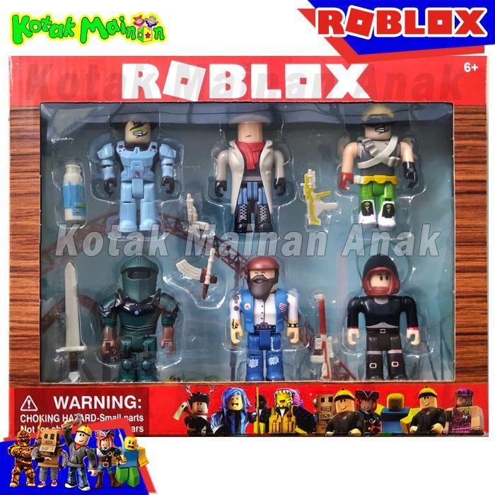 Gambar Mainan Anak Roblox Figure Set Figur Cake Topper Figure Collectiion - Set 6B Box dari Kotak Mainan Anak undefined Tokopedia