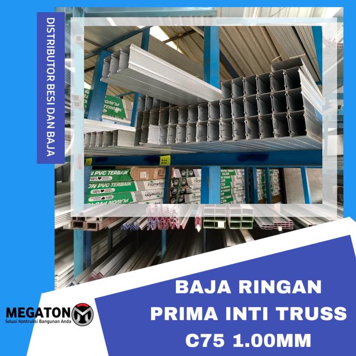 Gambar BAJA RINGAN C75 1,00mm PRIMA INTI TRUSS dari Toko besi MEGATON Caman undefined Tokopedia