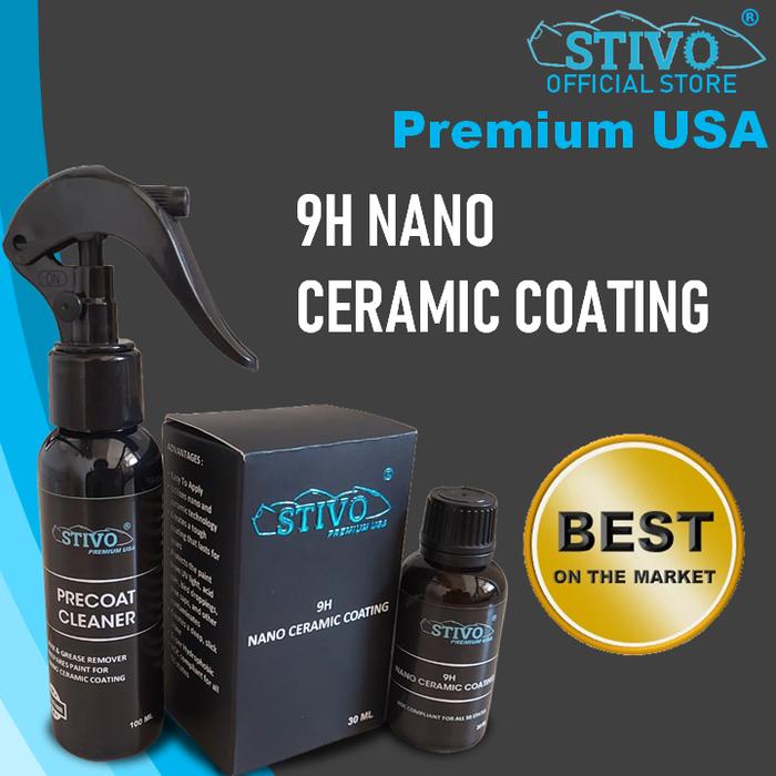 Gambar 9H NANO CERAMIC COATING Premium USA-Paket TITANIUM SERIES Mobil STIVO - PAKET 12 ml dari Stivo Autocare undefined Tokopedia
