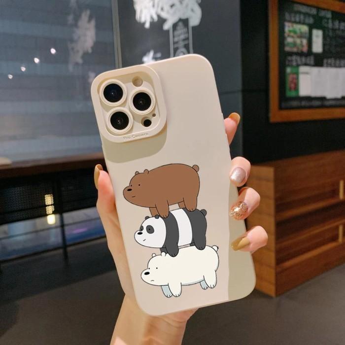Gambar Lens Case Cute Bear Xiaomi Redmi Note 5 6 7 8 9 10 11 12 Pro Plus 5G - White Numpuk, Note 12 Pro+ dari nucleo undefined Tokopedia