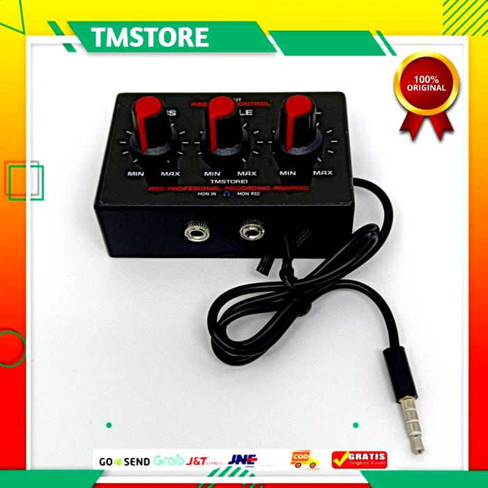 Jual Alat Rekam Dari Mixer Ke Hp Android Dilengkapi Tone Control Low