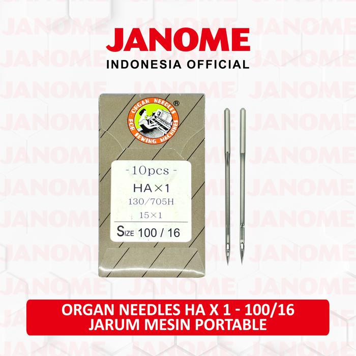 Gambar Organ Needles HA X 1 Jarum Mesin Jahit Portable - 16/100 dari Janome Indonesia Official undefined Tokopedia