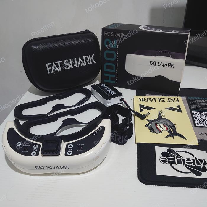 Gambar Fatshark HDO2 goggles analog FPV Drone bukan DJI Walksnail dari Pixelten undefined Tokopedia