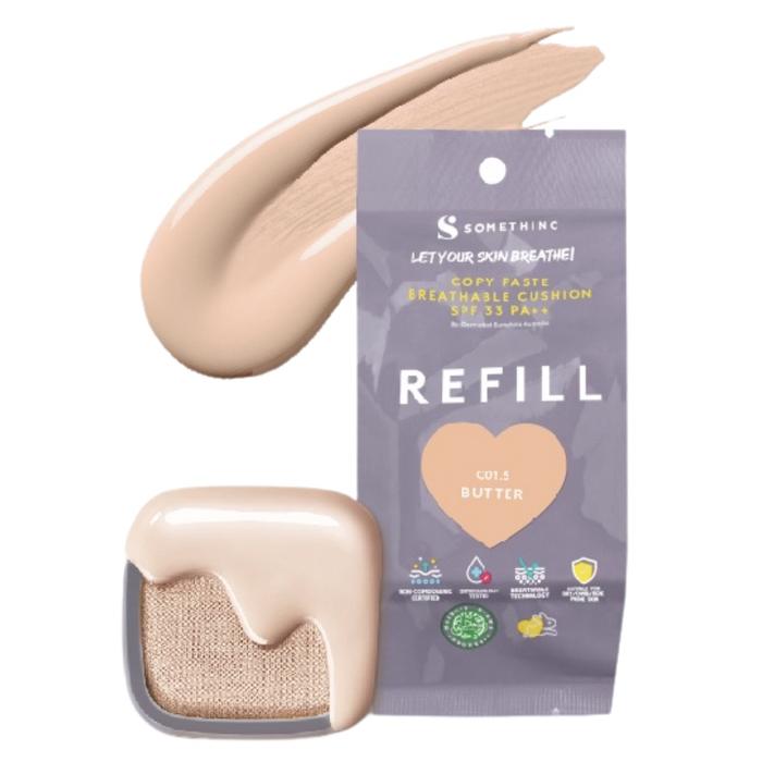 Gambar SOMETHINC Series Cushion Skintint Foundation Sunscreen Hooman Copy Paste Full Refill BPOM rekomendasi - CP REFILLButter dari Skinplaza undefined Tokopedia
