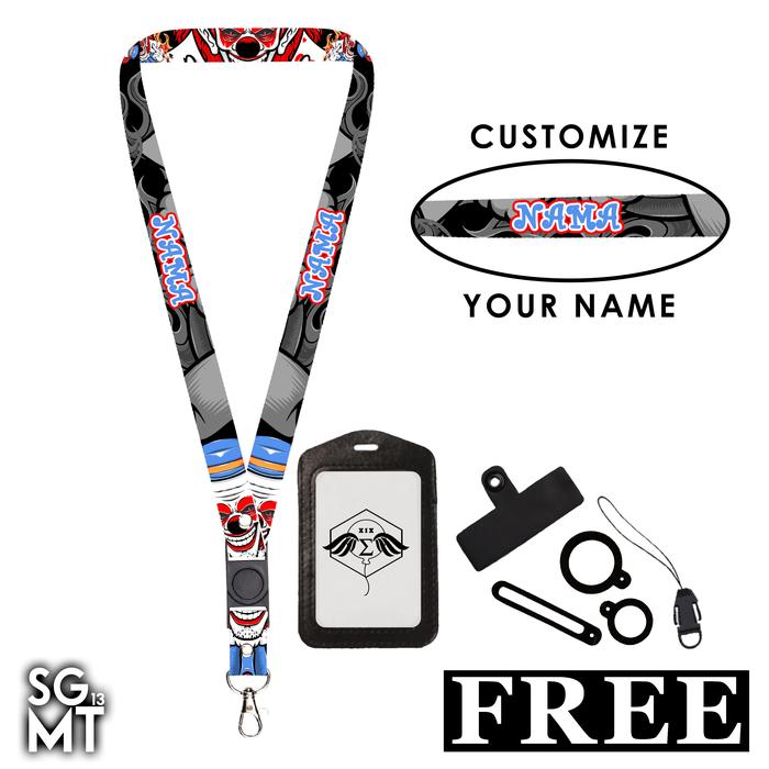 Gambar [BISA SATUAN] Custom Nama Lanyard id card printing 2 sisi  Desain 2 - DESAIN 2-A dari sigmat13 undefined Tokopedia