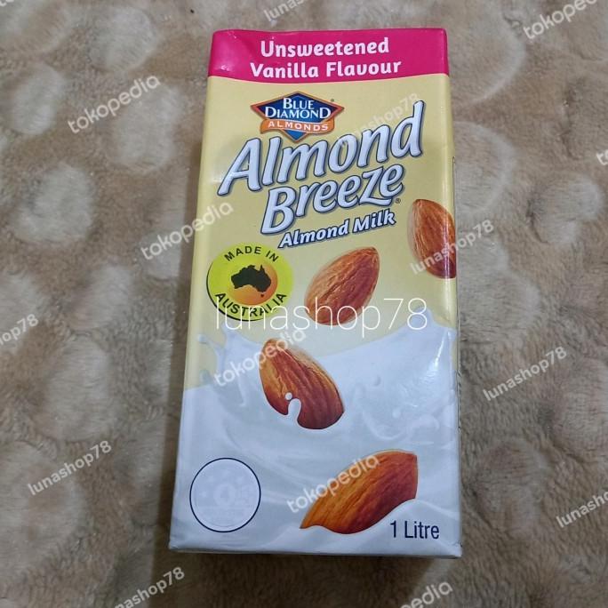 Gambar TERBARU BLUE DIAMOND ALMOND BREEZE UNSWEETENED VANILLA ALMOND MILK 1L dari hunkstore02 undefined Tokopedia