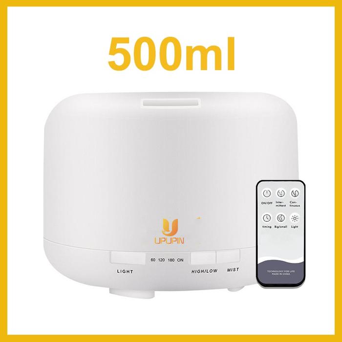 Gambar UPUPIN Humidifier Diffuser Air Purifier Aromaterapy 700ML 7 Warna LED Pelembab Aromatherapy Peralatan Pengharum - 500ML+Remote dari UPUPIN OFFICIAL STORE undefined Tokopedia