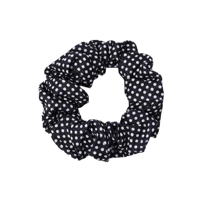Gambar Stroberi Mini Scrunchie Motif -1 Hair Tie - Dot Black dari Stroberi Accessories undefined Tokopedia