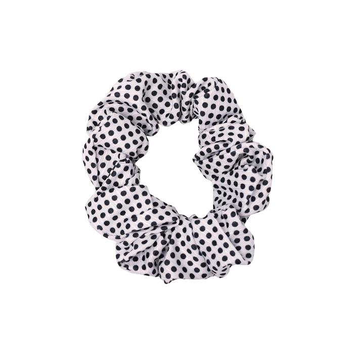 Gambar Stroberi Mini Scrunchie Motif -1 Hair Tie - Dot White dari Stroberi Accessories undefined Tokopedia