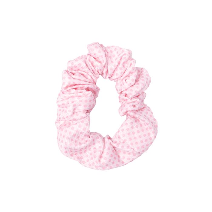 Gambar Stroberi Mini Scrunchie Motif -1 Hair Tie - Dot Pink dari Stroberi Accessories undefined Tokopedia