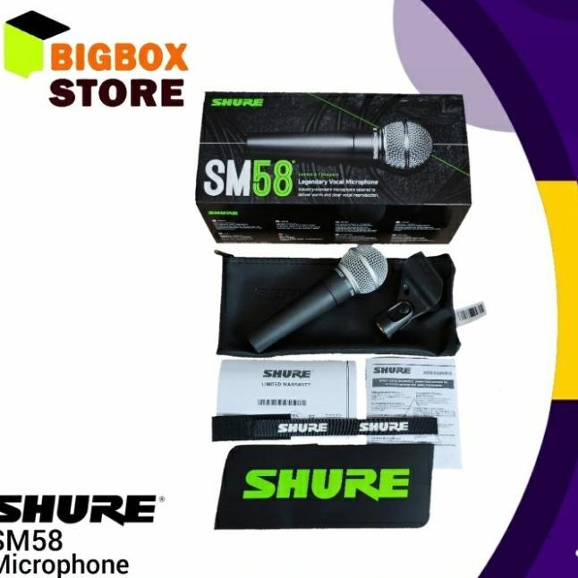 Gambar EF Microphone SHURE SM-58 / SM58 / SM 58 Original dari Laris Elekshop undefined Tokopedia