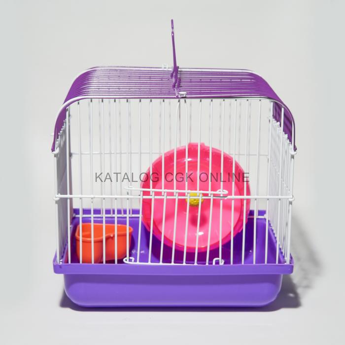 Gambar Kandang Hamster Minimalis / Rumah Hamster - Ungu dari Cupang Guppy Kingdom undefined Tokopedia