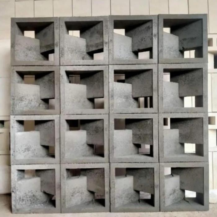 Roster Moderen Jual roster beton minimalis roster unic roster moderen - Abu-abu - Kota ...