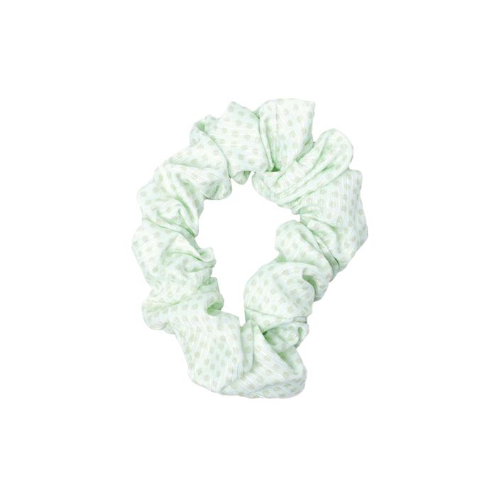 Gambar Stroberi Mini Scrunchie Motif -1 Hair Tie - Dot Mint dari Stroberi Accessories undefined Tokopedia