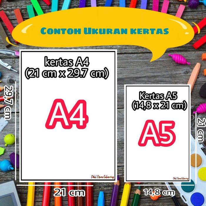 Gambar Kertas Gambar Mewarnai/Colouring Anak Tema Peppa Pig - Kertas Bc - A4 dari manggala804 undefined Tokopedia